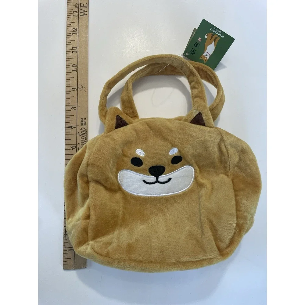 Friendshill Shibata San Shiba Inu Plush Tote‎ Bag Kawaii NWT